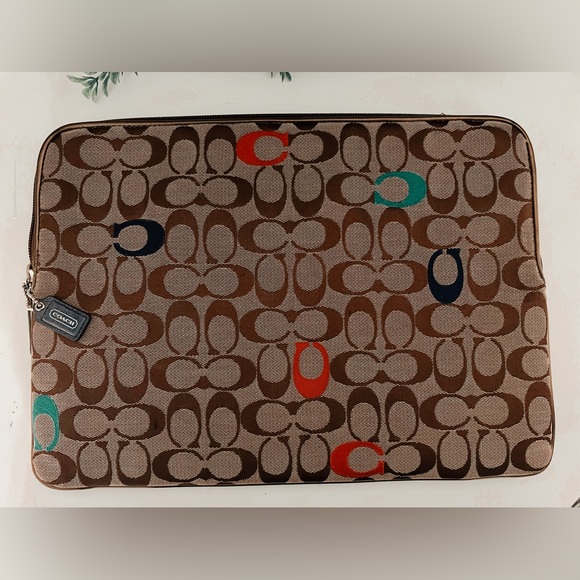 SOLD COACH Laptop iPad Tablet Carrying Case Travel - Picture 4 of 5